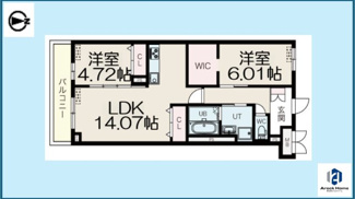 【間取り】 | ロビニア若草