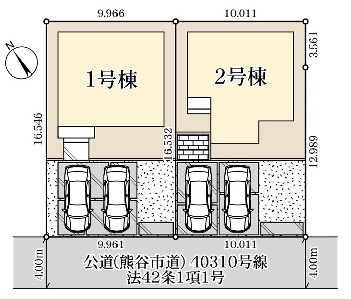 Livele Garden.S　熊谷拾六間第7の区画図|図面と現況が異なる場合、現況を優先とします。【2号棟】