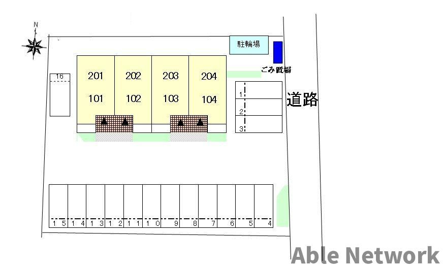 ブライトンの区画図