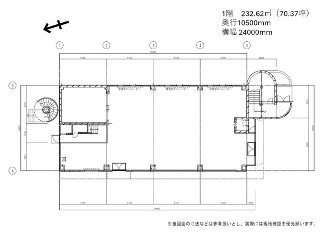 住之江駅前店舗の間取り