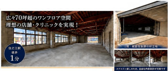 住之江駅前店舗の内装