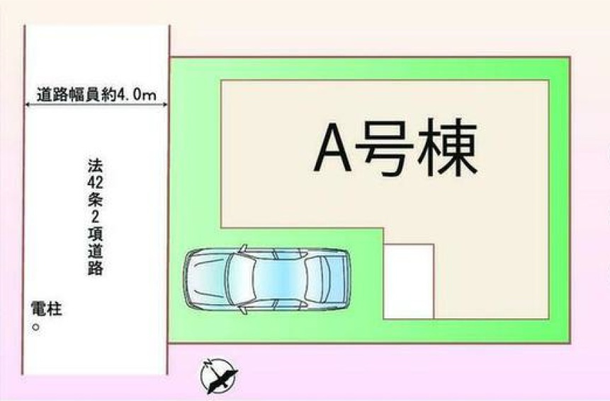 明石市魚住町西岡2302（全1棟）A号棟　新築の区画図|A号棟。