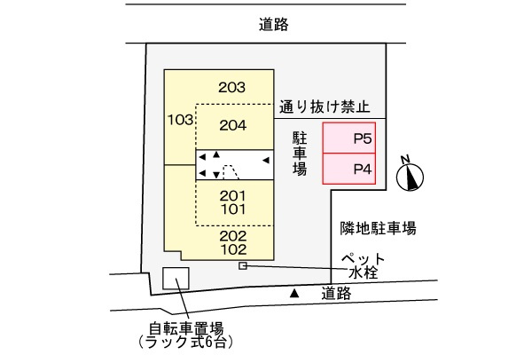 サイネリアⅡの区画図