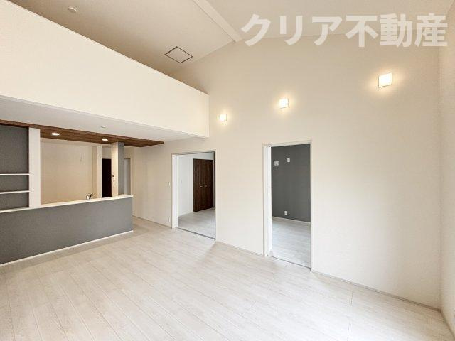 【居間・リビング】 | みどり市大間々町新築平屋　3(4)LDK＋ロフト付き！
