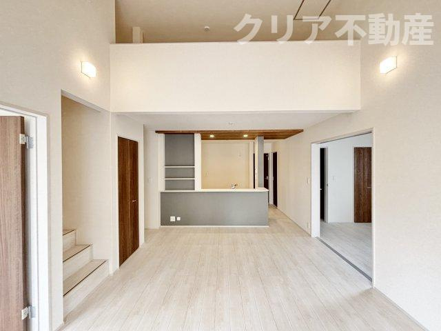 【居間・リビング】 | みどり市大間々町新築平屋　3(4)LDK＋ロフト付き！