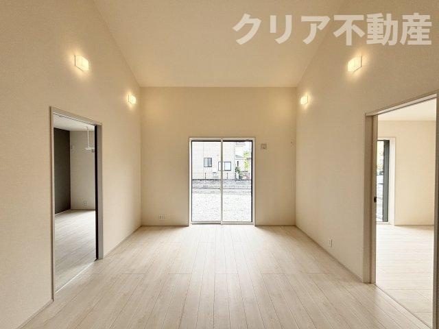 【居間・リビング】 | みどり市大間々町新築平屋　3(4)LDK＋ロフト付き！