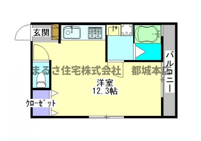 センチュリー金田H棟の間取り