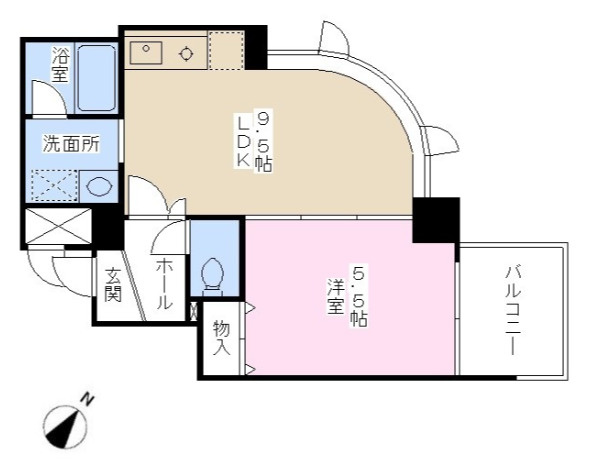 アルプス西梅田の間取り