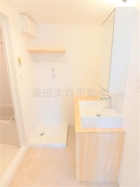 アピチェ池上の洗面所|独立洗面台　洗面脱衣所　洗濯機置き場