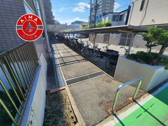 東峰マンション大橋2の駐輪場|駐輪場です。
