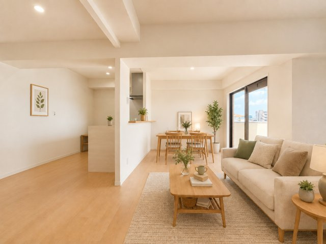 ライオンズマンション覚王山の居間・リビング