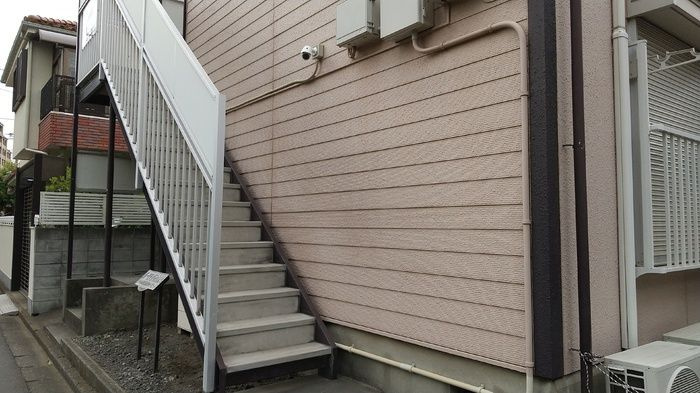 パークサイドハウスＡのエントランス