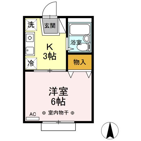 パークサイドハウスＡの間取り