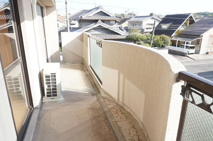 エザンス木之庄Ⅱのバルコニー
