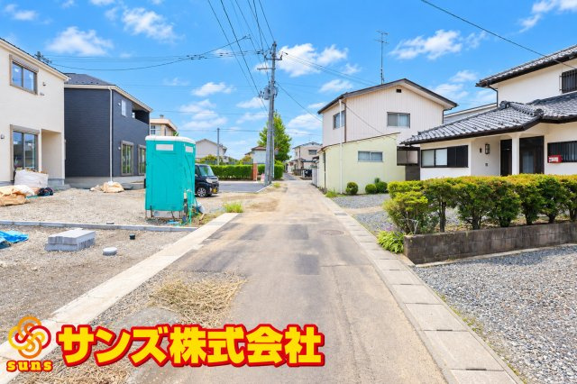 郡山市横塚6丁目　　　３号棟　　芳賀小学校、郡山第４中学区の外観|南側前面道路