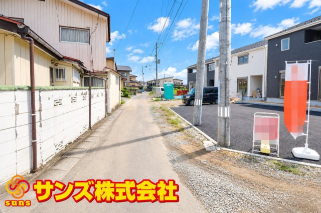 郡山市横塚6丁目　　　３号棟　　芳賀小学校、郡山第４中学区の外観|南側前面道路