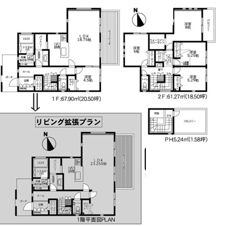 鎌倉市腰越１丁目　新築戸建　全１棟の間取り