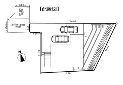鎌倉市腰越１丁目　新築戸建　全１棟の区画図