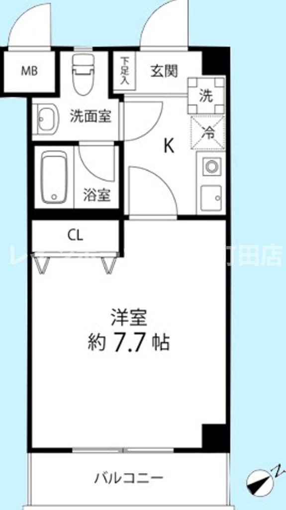 ルート相模が丘※初期費用分割後払いサービス利用可能物件の間取り