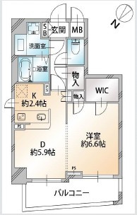 オーキッドレジデンス千代田岩本町の間取り