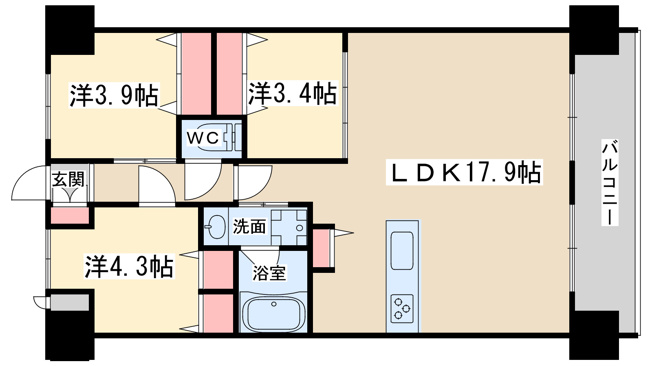【間取り】 | スプランディッド梅田グランノース
