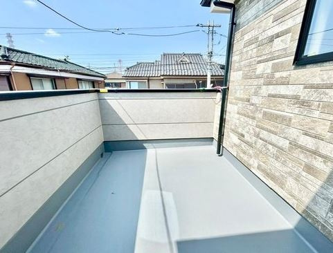 【新築】川越市今成5期 1号棟のバルコニー