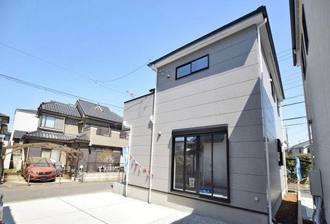 【新築】川越市今成5期 1号棟の外観|駐車スペース2台