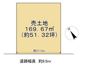 【土地図】 | 野洲市菖蒲　売土地