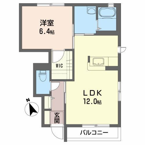 シャーメゾンパルフェの間取り