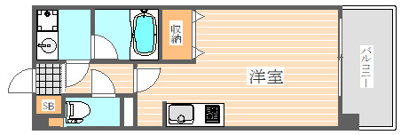 アクタス博多パークシティの間取り|使いやすい間取りです。