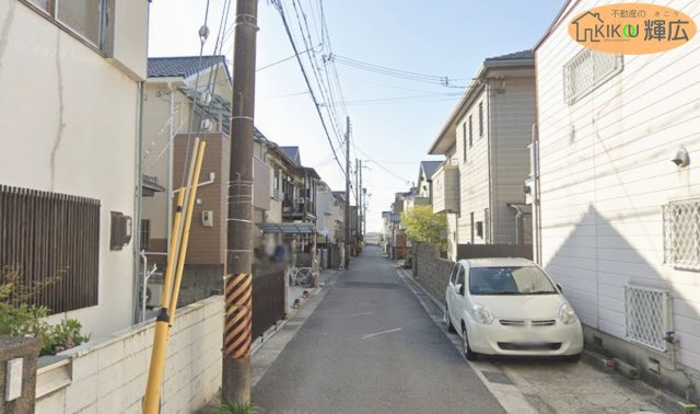 明石市魚住町清水　土地の前面道路含む現地写真
