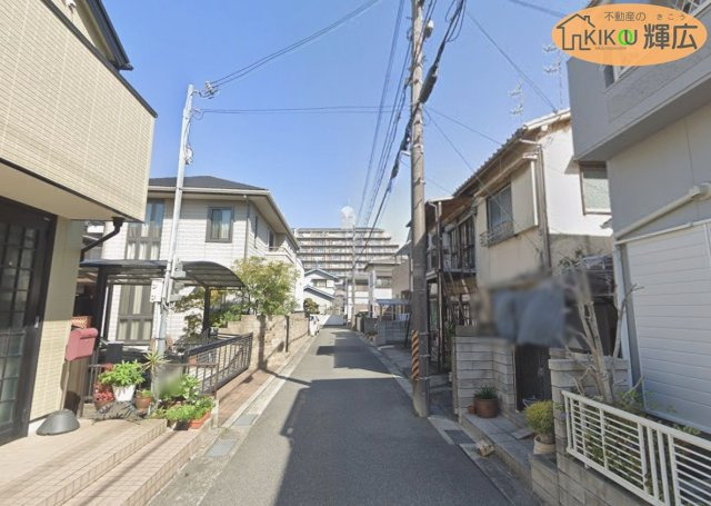明石市魚住町清水　土地の前面道路含む現地写真