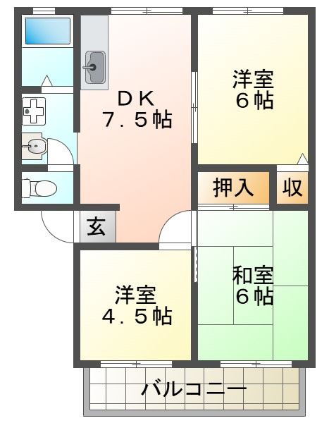 サンライフ中野の間取り