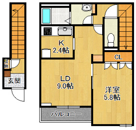 fonteの間取り