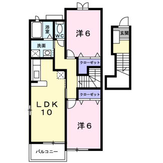 【間取り】 | メゾン・ポポラーレＢ