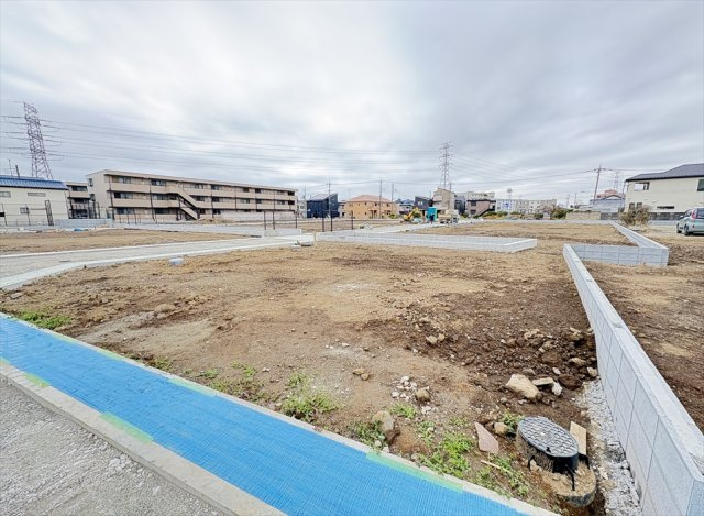 【外観】 | 志木市中宗岡1丁目　建築条件無売地　全26区画　(丸井志木店) | 販売現地／2026年3月6日撮影
小・中学校が徒歩10分圏内。子育て世代にもおすすめです。