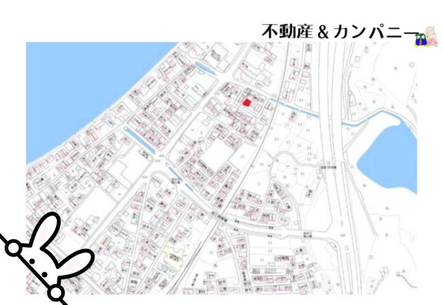 堀江町のおトチ　松山市堀江町売土地の土地図
