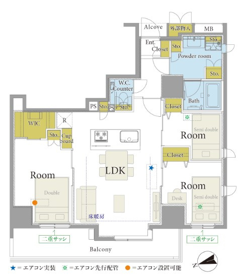 ソプラタワーの間取り