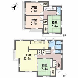 【間取り】 | 東門5丁目貸家