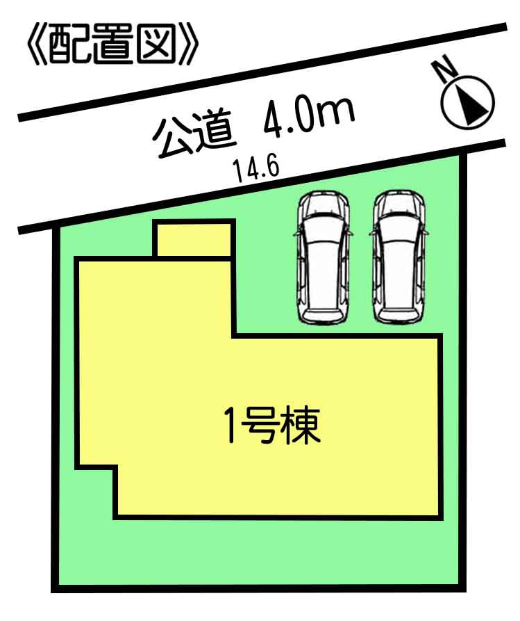 グラファーレ知多市南巽が丘　１号棟の区画図|○●区画図●○
