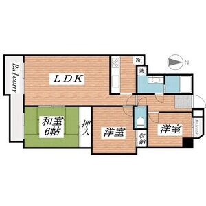 ベルトピア西明石Ⅲの間取り