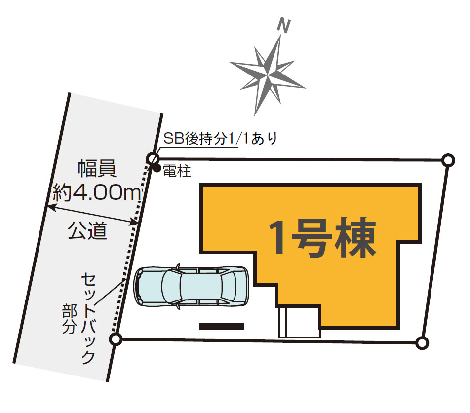 中野区上鷺宮2丁目　新築戸建の区画図|区画図

現地ご見学希望・資料請求などお気軽にお問い合わせ下さい！
03-5990-5201