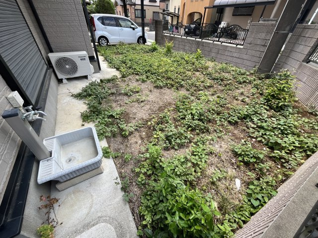 さいたま市岩槻区黒谷戸建の庭|お庭が付いています