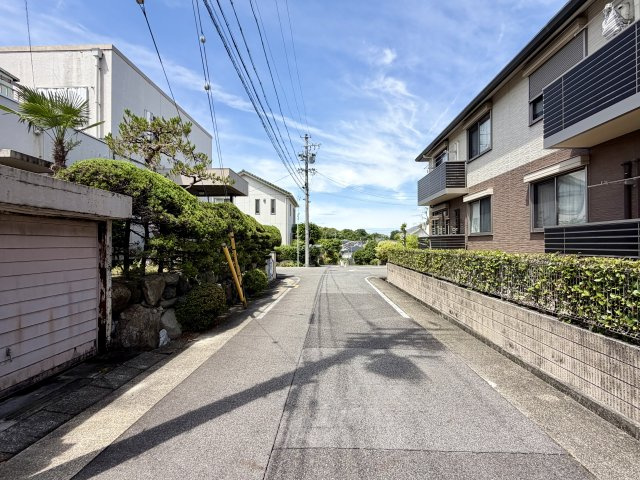名東区平和が丘5丁目土地の前面道路含む現地写真|北側道路　幅員約6.0ｍ
