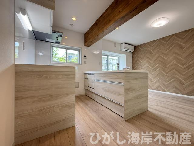 湘南西部住宅2-5号棟のキッチン|新規リフォーム完了！　キッチンスペース