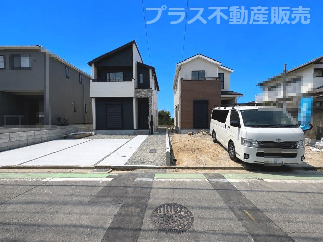 【外観】 | 福岡市東区美和台5丁目9期　2号棟（全2棟）【仲介手数料無料・0円】 | 現地写真。同じ物件を見るなら、プラス不動産販売にお任せ下さい。