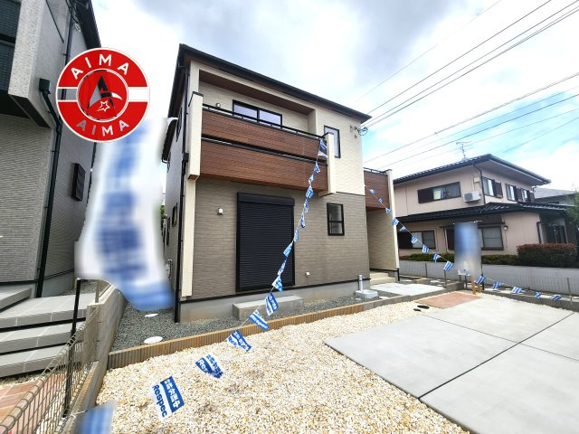 福岡市西区野方3丁目第1-2棟（2号棟）の外観|デザイン性のある外観です。