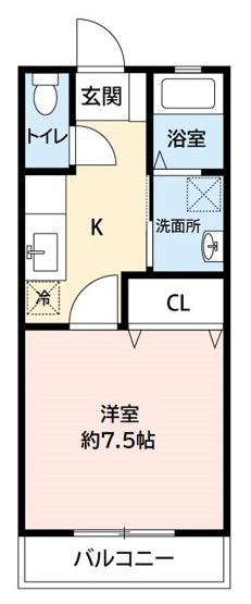 【間取り】 | 第5カネイ八帖北町アパートＢ棟