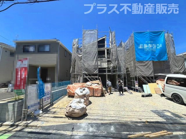 【外観】 | 福岡市東区美和台5丁目9期　1号棟（全2棟）【仲介手数料無料・0円】 | 現地写真。同じ物件を見るなら、プラス不動産販売にお任せ下さい。