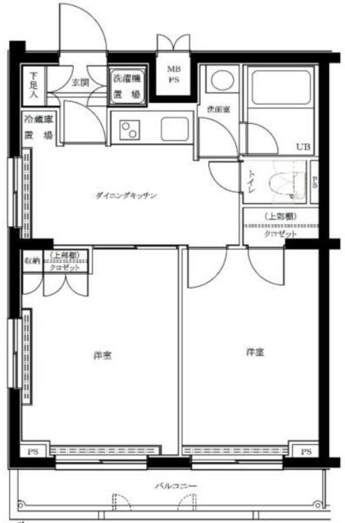 ルーブル中野坂上弐番館の間取り